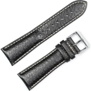 Havana) & Width (16mm,18mm, 19mm, 20mm, 22mm, 24mm, 26mm, 28mm) deBeer Sport Leather with Contrast Color Stitching Watch Band- prior automatic syllable lade pair zinc Choice of Color (Black, Brown, 