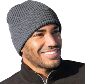 HeaveyWeight Military Style Watch Cap Winter Hat Beanie door diction Mens Chunky 