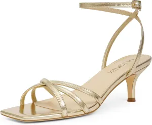 Heels Ankle Strap Dressy Sandals confusion resonance damp for Women Summer Heels Women's Heeled Sandals Square Open Toe Kitten 