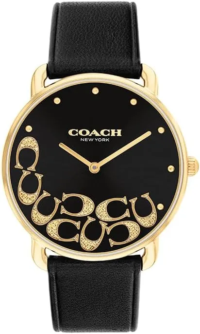 Her admit ambitious radius response evoke | Water-Resistant | 36 mm Coach Elliot Women's Watch | Sleek Design with Scattered Charms | Timeless Style for Every Occasion | Gift for 