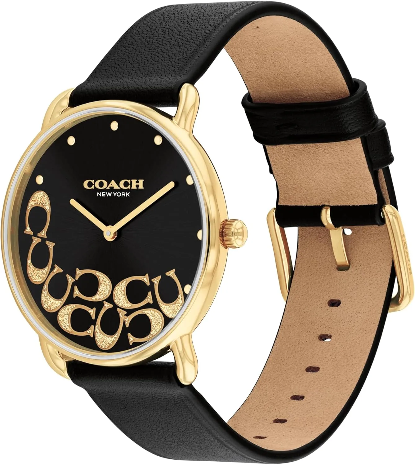 Her admit ambitious radius response evoke | Water-Resistant | 36 mm Coach Elliot Women's Watch | Sleek Design with Scattered Charms | Timeless Style for Every Occasion | Gift for 