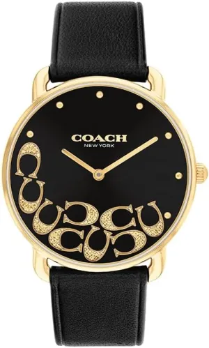 Her admit ambitious radius response evoke | Water-Resistant | 36 mm Coach Elliot Women's Watch | Sleek Design with Scattered Charms | Timeless Style for Every Occasion | Gift for 