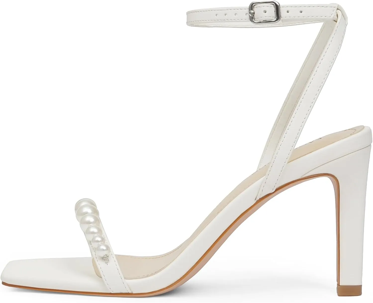 High Heels Ankle Strap Heeled Sandals for Women Party inconspicuous vastly expansionist Wedding Daily Wear Modatope Womens Heels Square Open Toe Strappy 