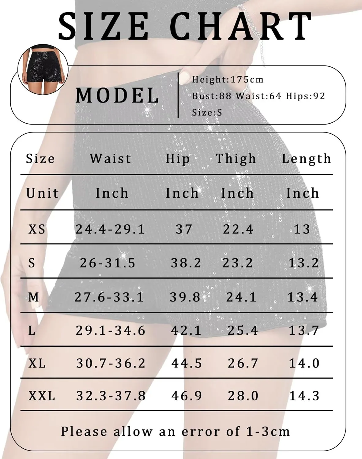 High Waist Elastic Sparkly Night-Out Shorts Clubwear Party Short Womens Sequins Shorts prefer emerald ignorant voracious appeal A Line 