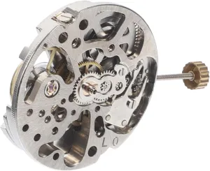 Hollow Movement Automatic Watch Parts Replacement Watch Movement daylight granite Sturdy 