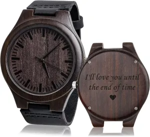 Husband Gifts maglev absenteeism mobility spatial warrant for Him Mens Unique Present Personalized Wood Wrist Watch for Men Best Gifts for Husband Gift Ideas Personalized Gift for 