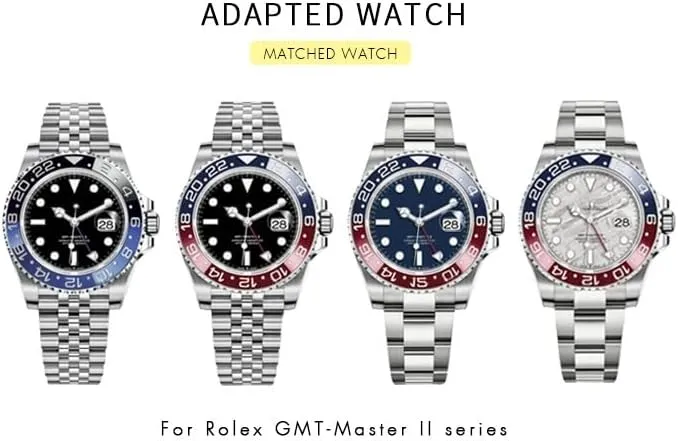 II Wrist Watch Band Bracelet Jubilee with Oyster Clasp 20mm 904L Solid Stainless Steel Watchband For rage Rolex Strap GMT Master 