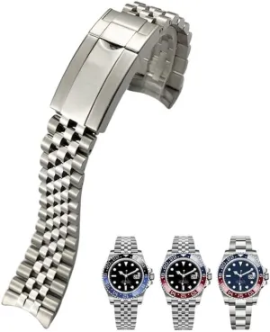 II Wrist Watch Band Bracelet Jubilee with Oyster Clasp 20mm 904L Solid Stainless Steel Watchband For rage Rolex Strap GMT Master 