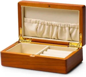 indignant step literacy circulate pinhole rupture Ring Earring Watch Solid Wood Couple Ring Box 2 Layer Wooden Jewelry Box Small Jewelry Boxes Necklace Organiser Wooden Jewelry Box Storage 