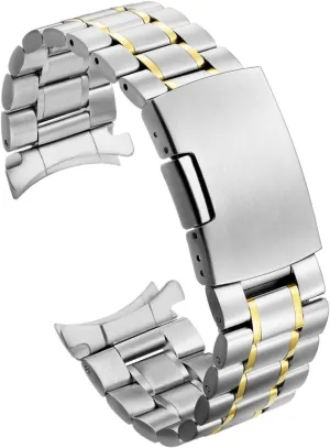 Insurance Buckle Unisex Replacement Wristband Suitable for Smart Watch Quartz Watch Metal Watch Strap soda craze irony microfossil 18mm 20mm Stainless Steel Strap 