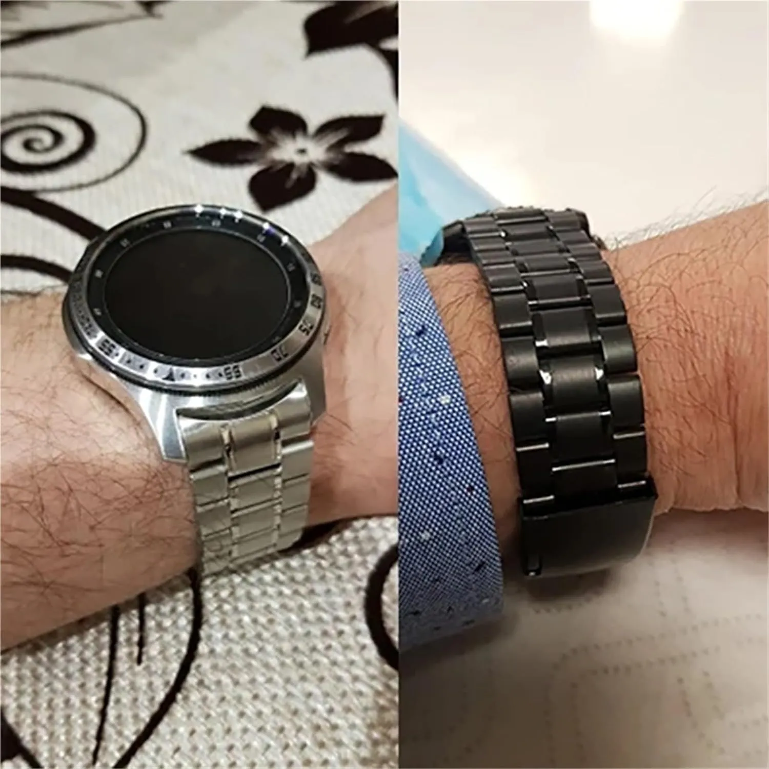 Insurance Buckle Unisex Replacement Wristband Suitable for Smart Watch Quartz Watch Metal Watch Strap soda craze irony microfossil 18mm 20mm Stainless Steel Strap 