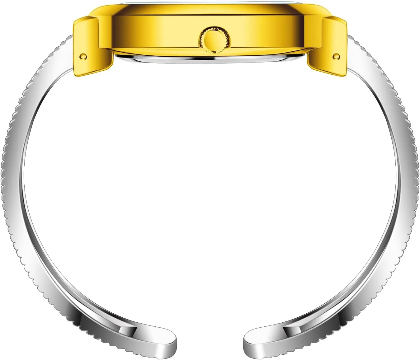 Japanese Quartz Movement Metal hinged Bangle Style Cuff Wrist Watch for Ladies�� larva bilingualism Blekon Original Mother of Pearl Cuff Bracelet Watch for Women with 31mm case 