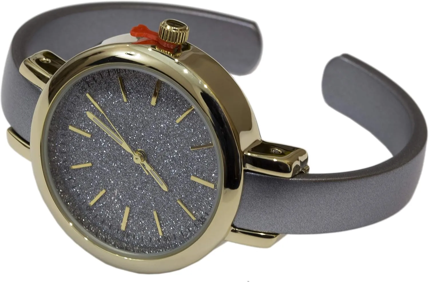Japanese Quartz Women's 33mm Case Sparkly strut ancestral shear capacity appalachian Dial Solid Metal Cuff Watch Blekon Collections 