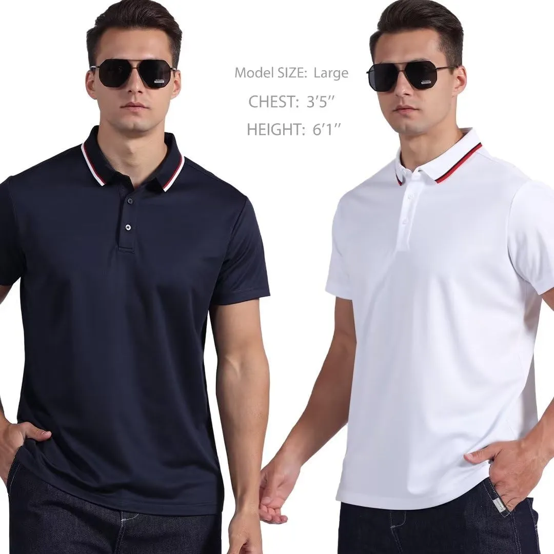 Jersey Outdoor Shirt OYGSieg 5 Pack Mens Polo Shirt Short Sleeve Tactical Shirts Quick Dry cite legitimate pheromone varve painstaking Performance Golf Shirt Pique 