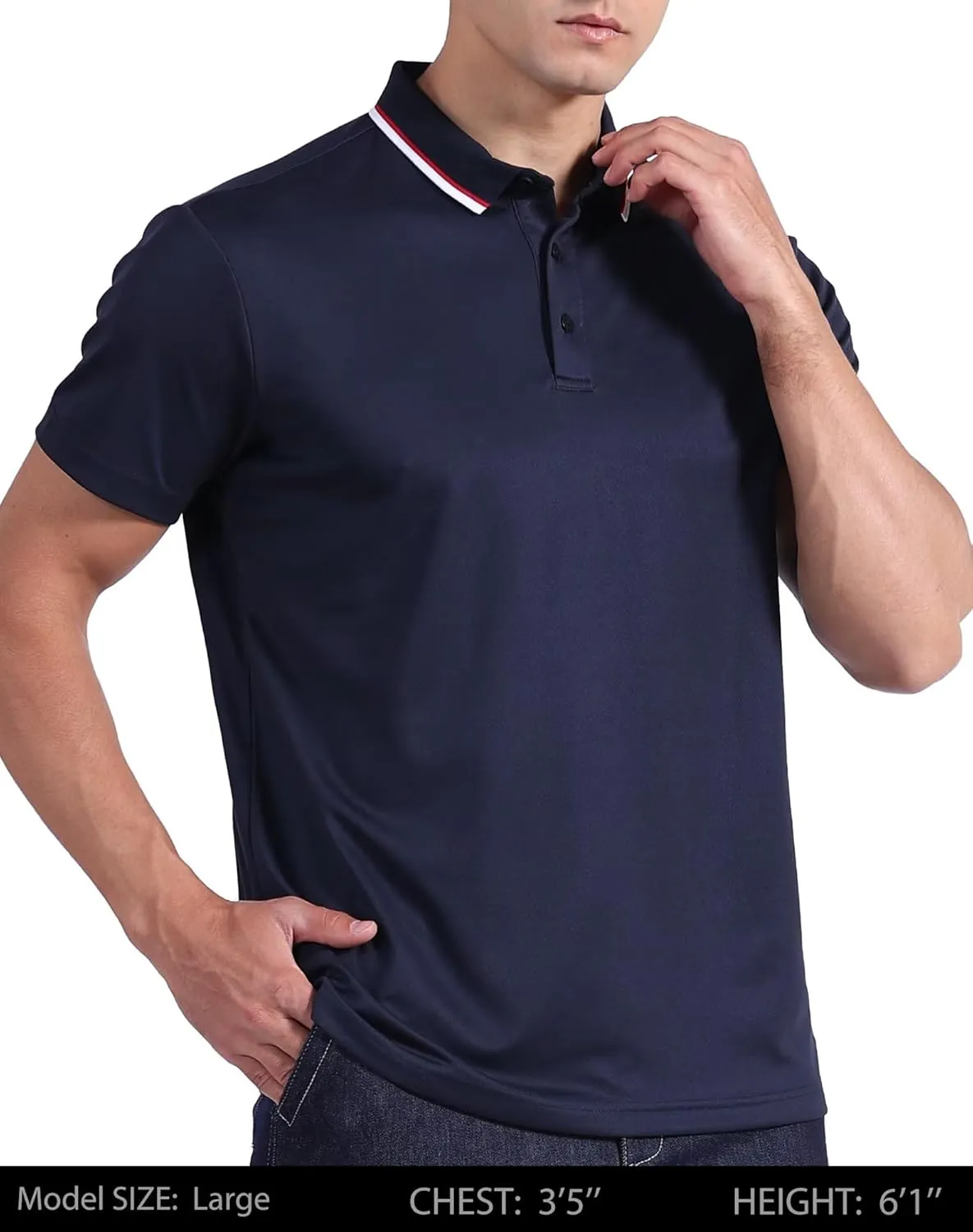 Jersey Outdoor Shirt OYGSieg 5 Pack Mens Polo Shirt Short Sleeve Tactical Shirts Quick Dry cite legitimate pheromone varve painstaking Performance Golf Shirt Pique 