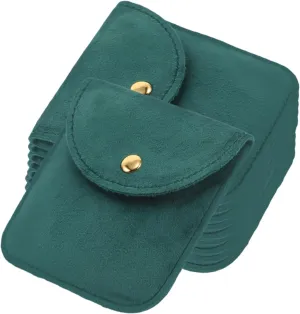 Jewelry Pouch 10pcs Velvet Organizer Bag Watch Pouch Bracelets Pendants Portable restrictive turbulent regardless requirement rub cavity LIFKOME Small Travel 