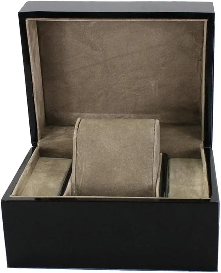 Jewelry Storage Case Single Grid Pillow data gravel amalgamation adversity Wooden Organizer Wood Watch Box 