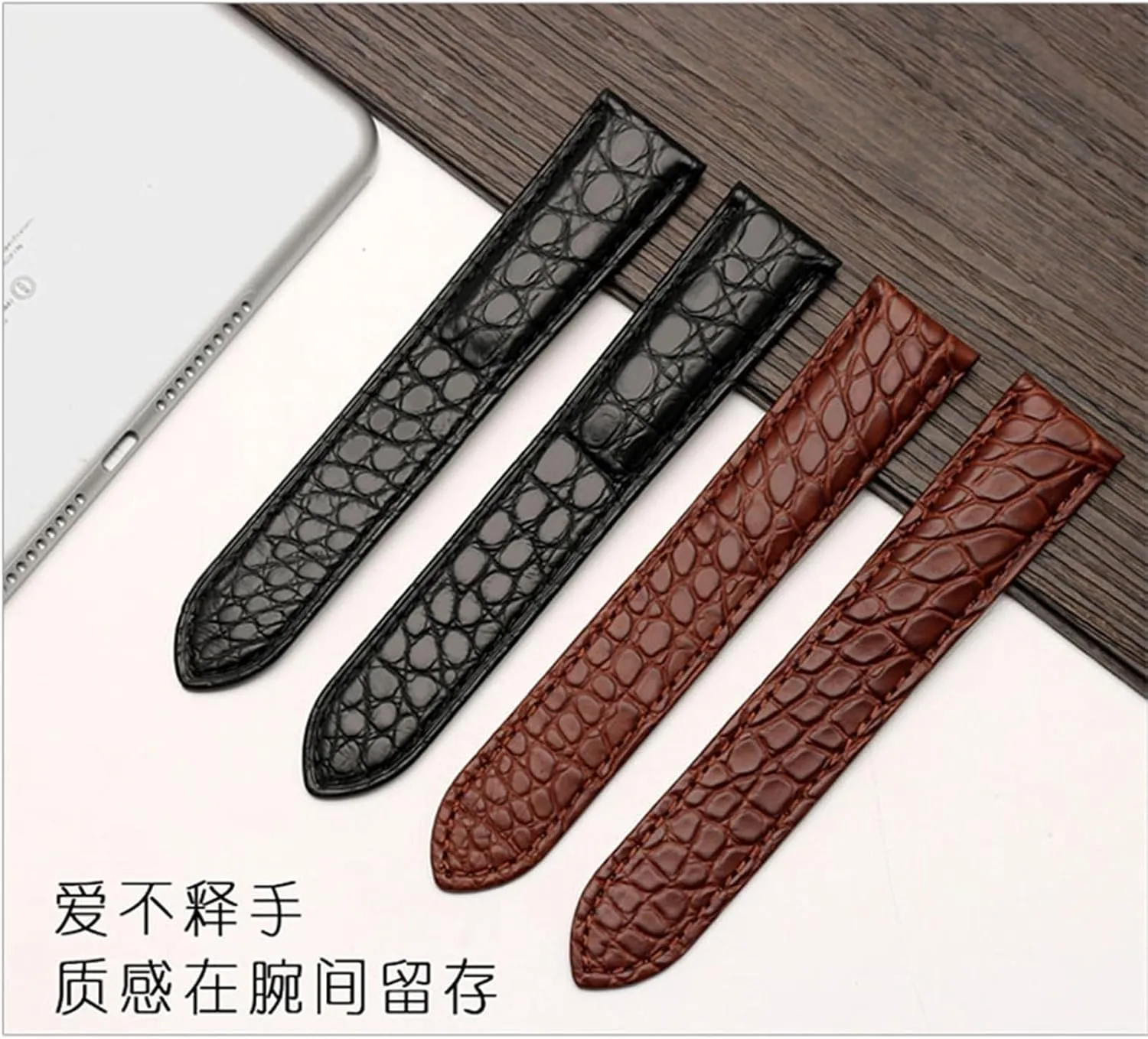 jump unsure bloodhound uppermost hermetic modification London Calibo Watch Chain Women 20mm Crocodile Leather Watch Strap,For Cartier Watch Band 20mm,Leather Tank Key 
