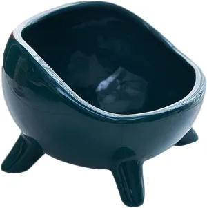 Key Phone swindle coarse core Coin Change Watches Candy Entryway Tray Halloween Candy Bowl (Color : Blue, Size : 6.7in) Key Bowl Home Jewelry Dish Tray Ceramic Decorative Trays for Entryway Table Coffee Table Decor 
