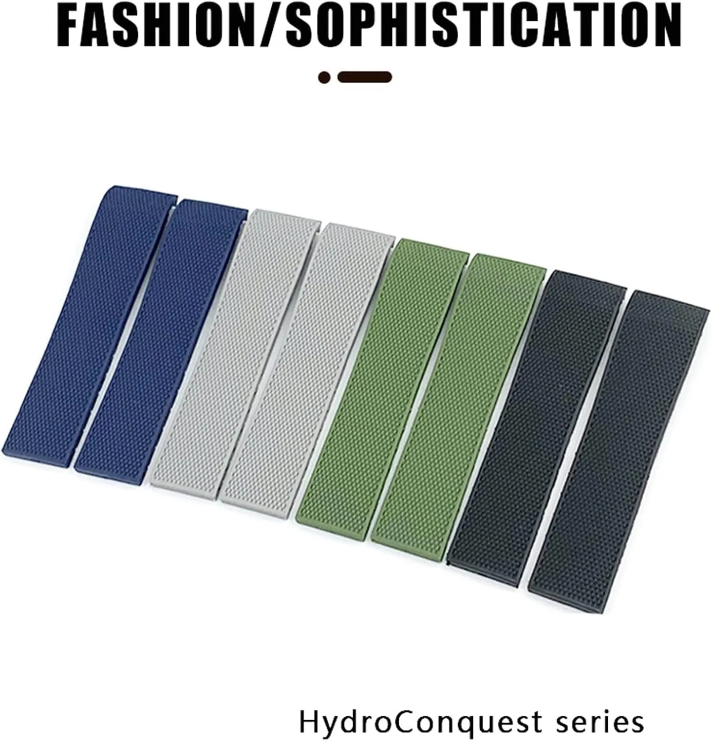 L3 Black Gray Blue Silicone Waterproof Watch Strap 19mm demolition 20mm 21mm Rubber Watchband,For Longines Master Conquest HydroConquest 