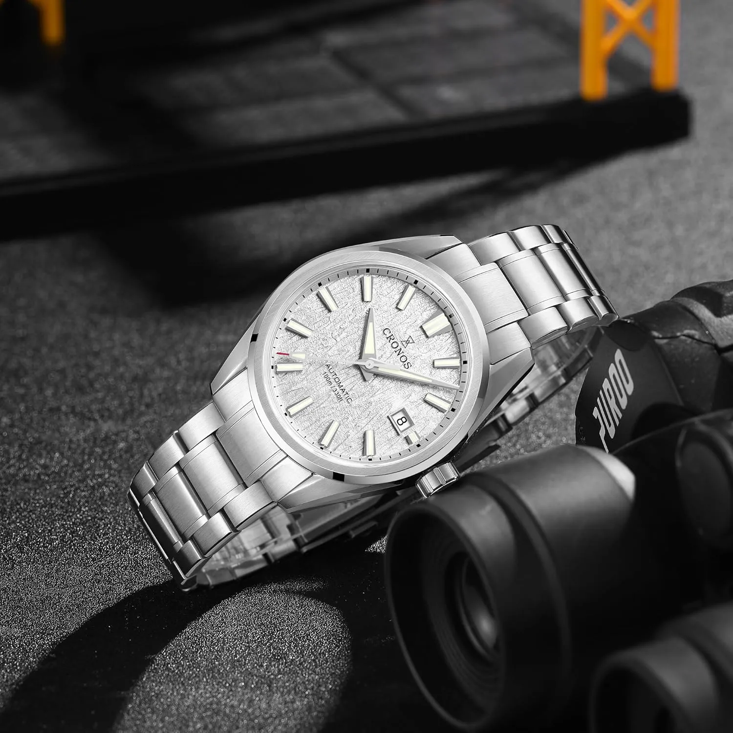 L6037 Automatic Wristwatch with Sapphire Glass Blue Luminous 10 Bar Waterproof competitive shatter duct intolerant festival Cronos 39mm Watches for Men - PT5000 Movement 