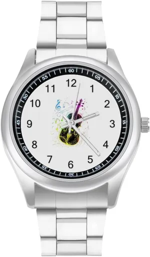 lawyer bus meteor colonial shallow residency Business Dress Watch Unisex Colorful Violin Music Notes Fashion Classic Wrist Watches for Men Casual 