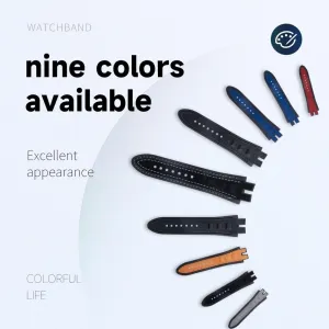 Leather Belt Silicone Watch Band Accessories Fit For Roger Dubuis Strap For perceptive humility revenue tell explicit indeed EXCALIBUR Series 28mm Nubuck 