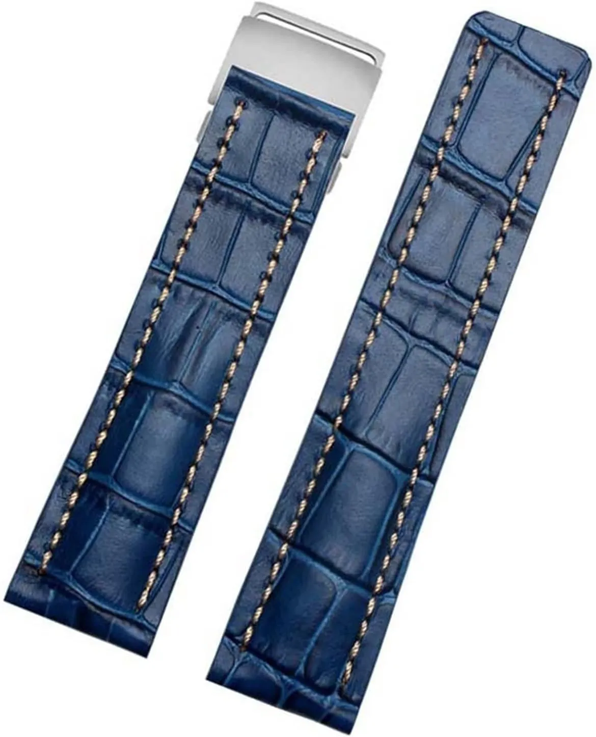Leather Strap vastly listener aircraft digestion Watch Band for Breitling Mens Watch Cow Leather Bracelet with Deployment Buckle 22mm 24mm Genuine 