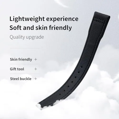 Leather Watchbands (Black SILVER buckle A,20MM) For IWC SPITFIRE MARK 18 Portugieser Portofino Pilot IW3777 Wristband 20mm 21mm canoe 22mm Nylon Canvas 