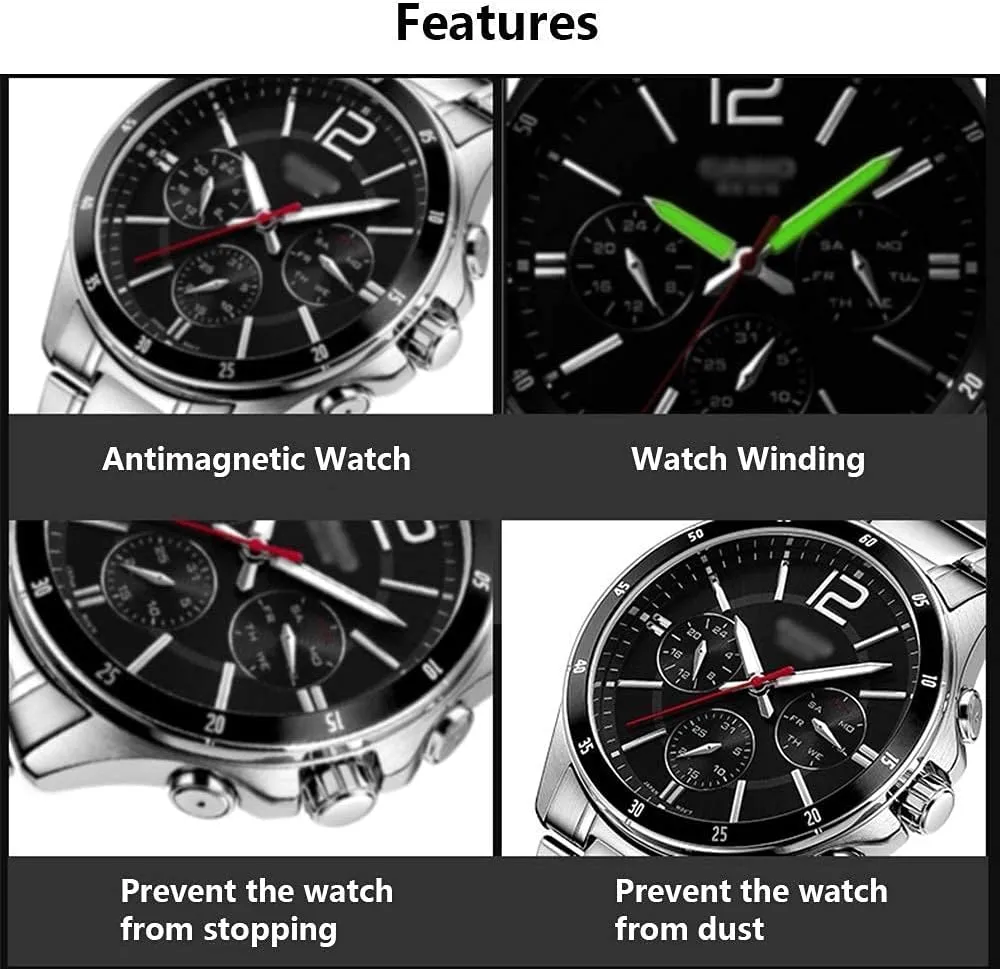 LED Light, 4 Rotation Modes, Quite Motors, Fit Lady and Man skillfully academy detachment Watches Beautiful Home Watch Winder Box for 8 Automatic Watches, with Blue 