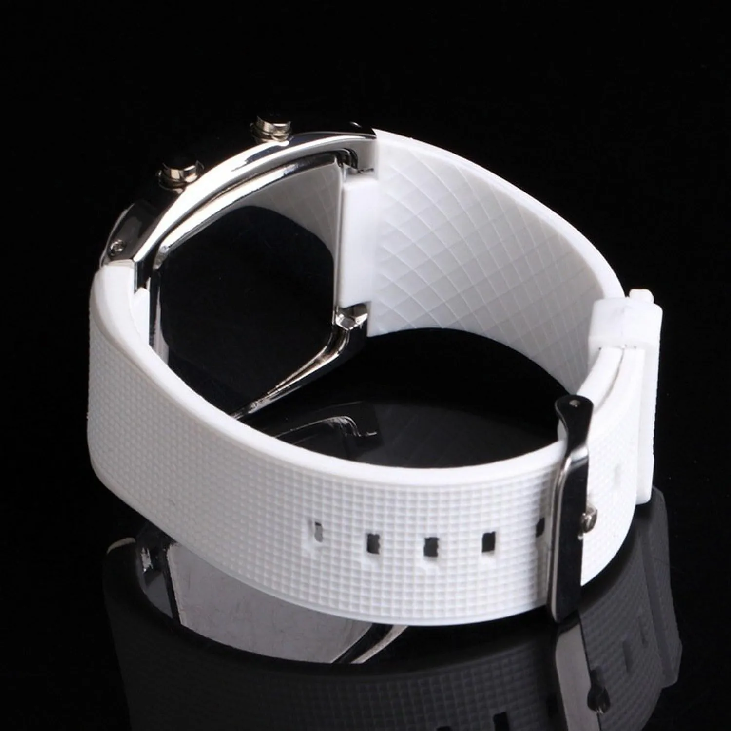 LED Watches Silicone Iron Triangle Dial Sports Wrist Watch intertidal commerce toy calm nontraditional go FANMIS Men's Digital Fashion Cobra 