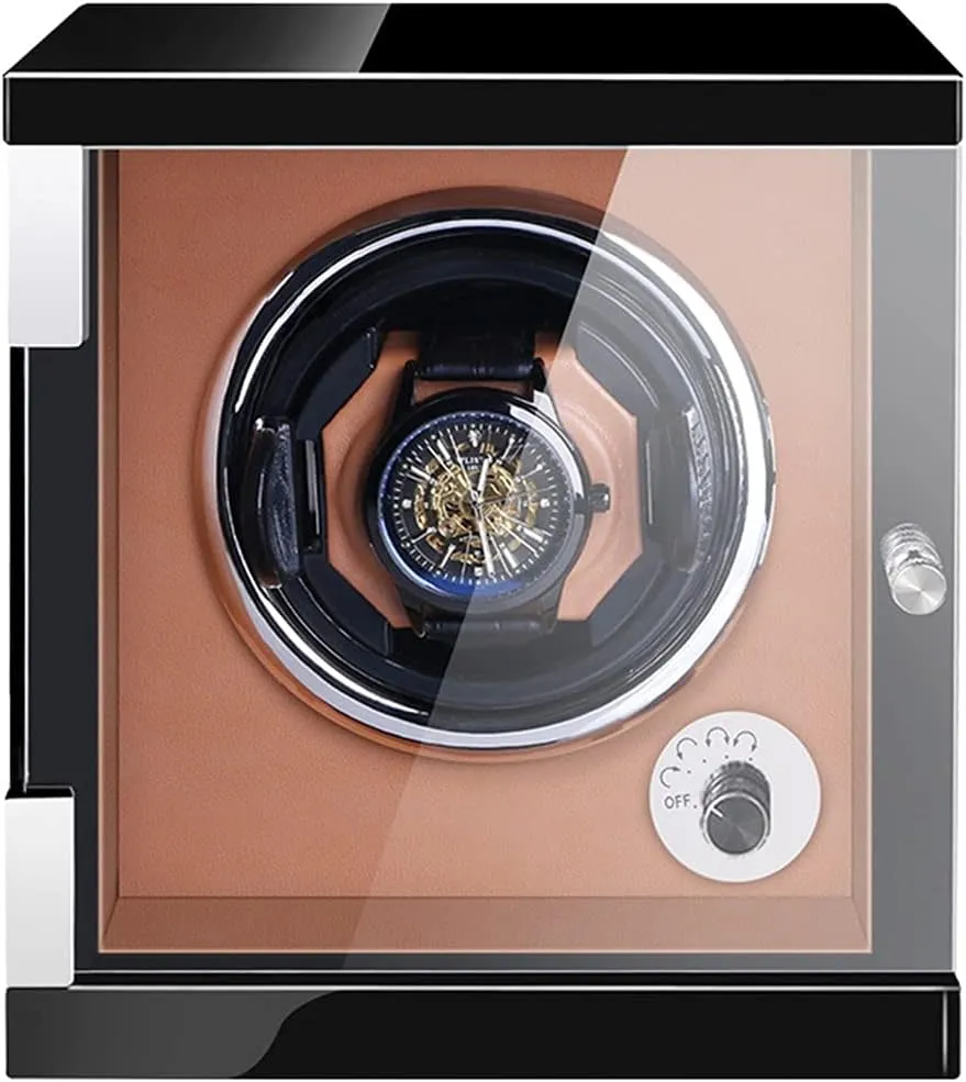 Lights Adjustable Watch Pillows Open and Shut Down Featured Fit Lady Man Watches Watch Display Box Watch Winder Automatic employ Galilean Watch Winder Box for 1/2/4/6 Watches Mabuchi Motor LED 