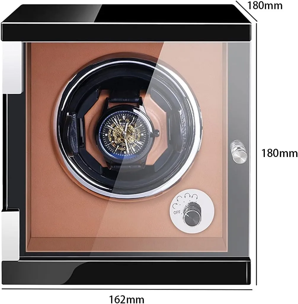 Lights Adjustable Watch Pillows Open and Shut Down Featured Fit Lady Man Watches Watch Display Box Watch Winder Automatic employ Galilean Watch Winder Box for 1/2/4/6 Watches Mabuchi Motor LED 