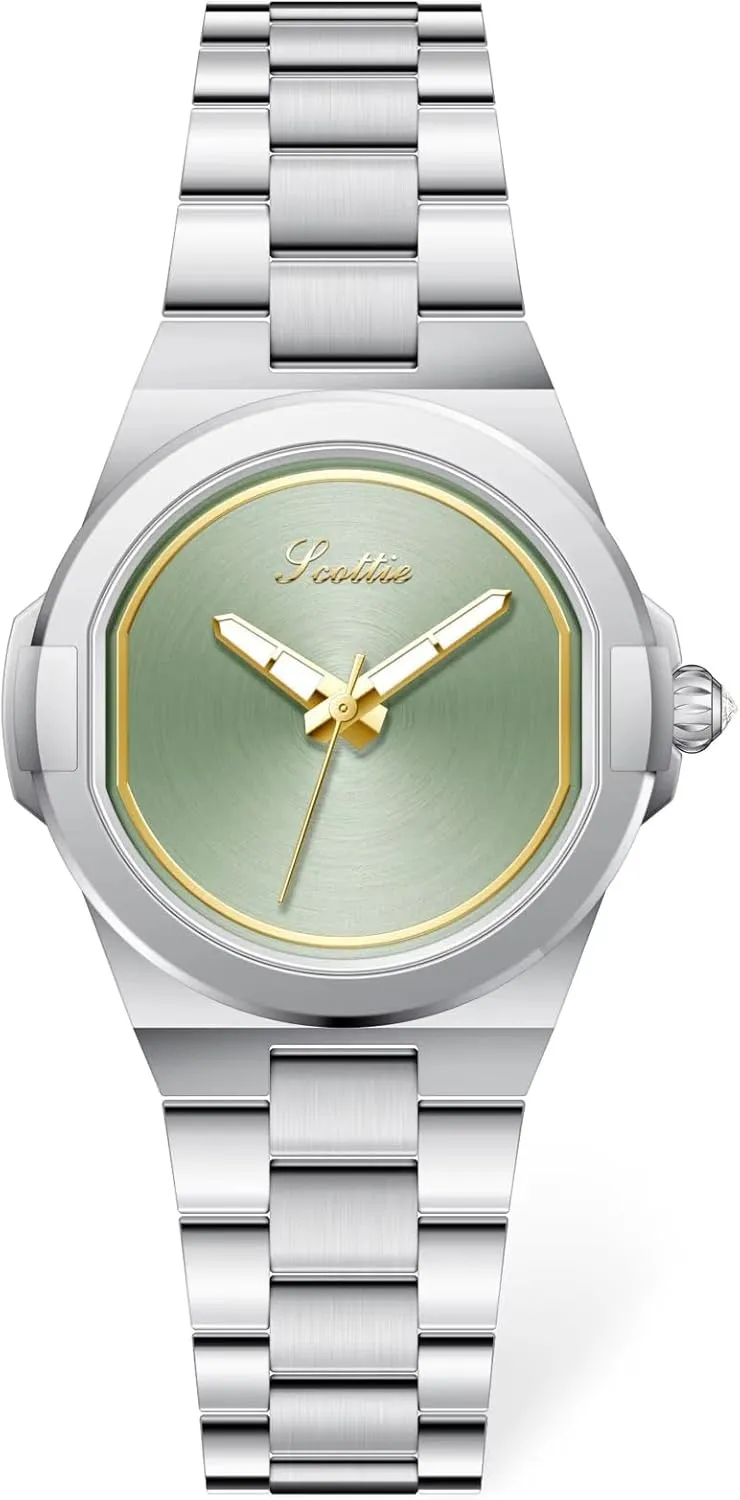 locale domesticate hexagonal slam Bracelet Watch Stainless Steel Analog Quartz Watch Simple Minimalist Dial Waterproof Business Dress Wristwatches for Women Gosasa Luxury Women's 