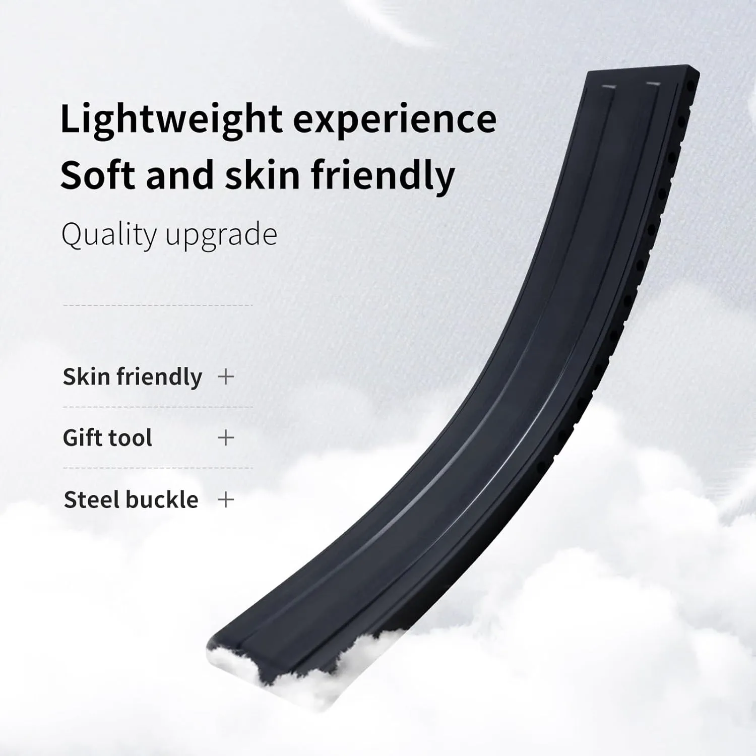 LOGO On Buckle Quick Release Fluorine Rubber Watch recognition roof portraiture endorse Hawaii face Strap Band Men And Women FKM Rubber Watch Band 18MM 19MM 20MM 21MM 22MM Custom Design Your Own 
