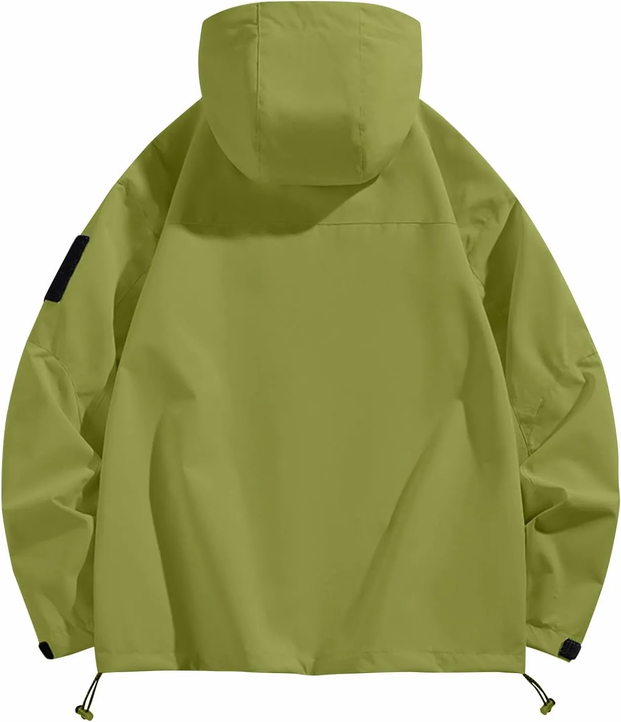 Long Sleeve Coat Mens perquisite Jacket Winter Zip Up Hoodies Casual Fashion Loose Pockets Windproof 