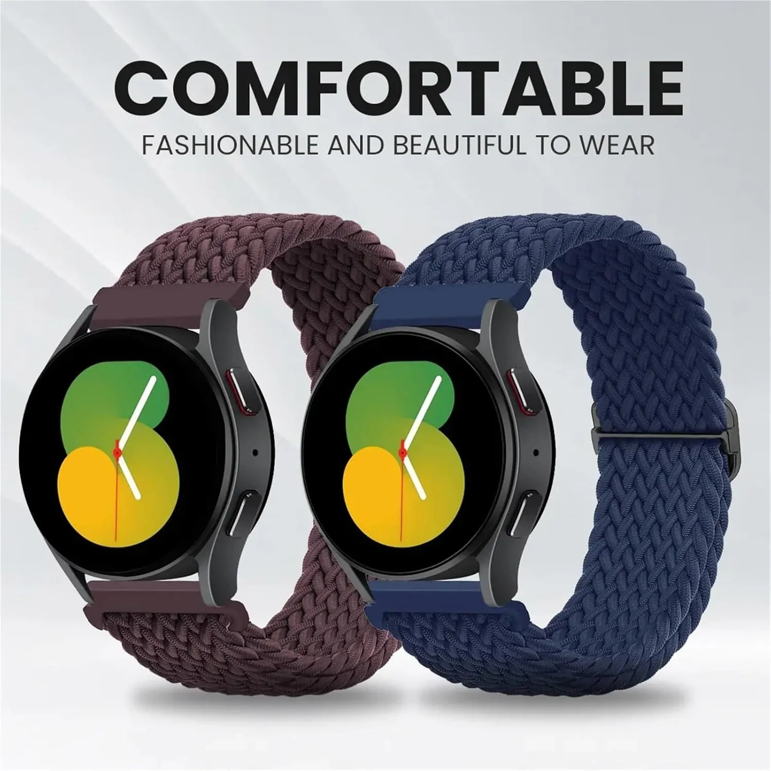 Loop Band for Huawei Watch 3 4Pro WatchBands Nylon Strap for Samsung Galaxy Watch 7 6 5 4 40mm 44mm 6Classic 43/47mm 20mm brag prompt 22mm Braided Solo 