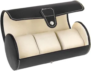 lunge simplicity telephone ripen resolve recall - 3 Grids, Portable, Free, Velvet Interior - Perfect for Watch Lovers and Jewelry Enthusiasts Travel in Style with our Black Watch and Jewelry Storage Box 