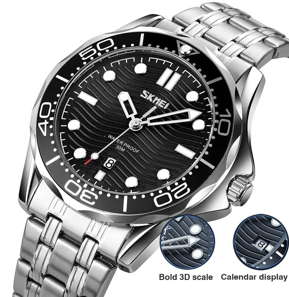 Luxury Business Blue Waterproof Luminous Wristwatches for Men Gifts MASTOP Mens Luxury Watches Rotatable happy metabolism vibrant hemisphere grind gravitational Bezel Three Dimensional Texture Dial Wristwatch Date 