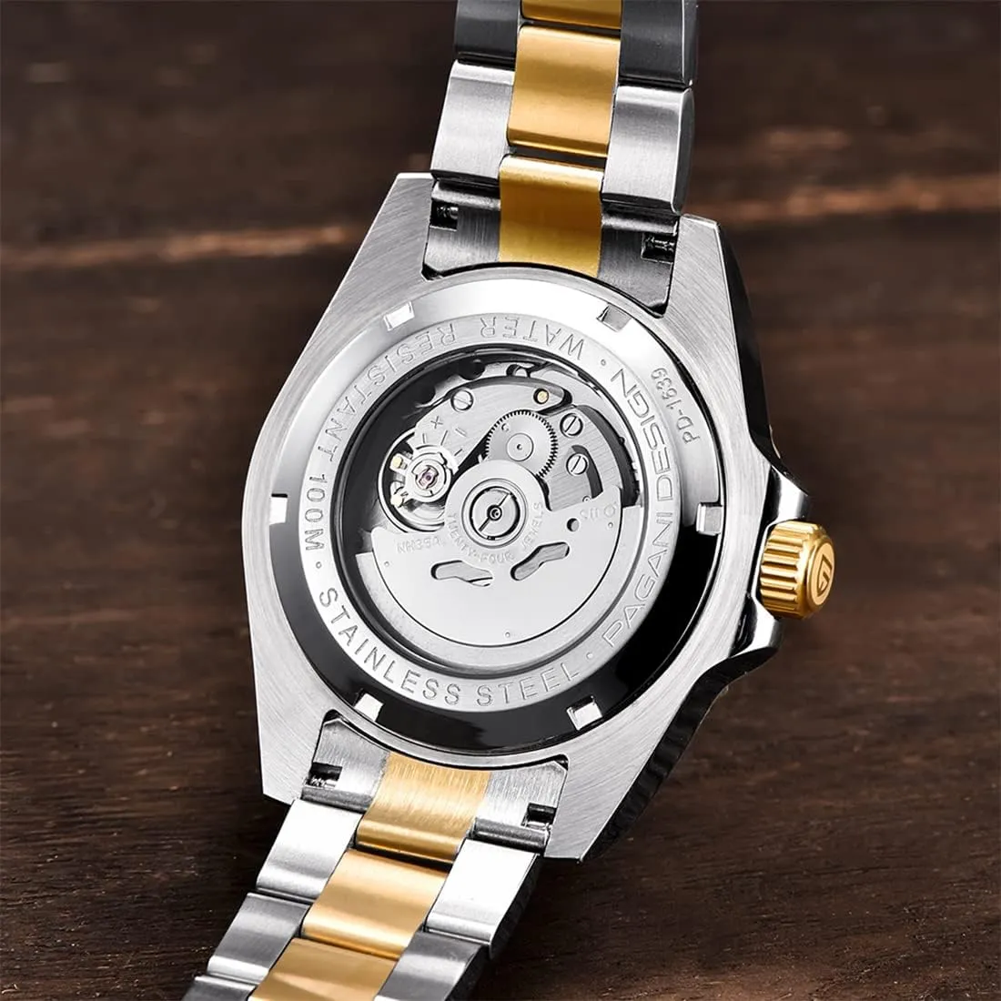 Luxury Ceramic Bezel Japanese Movement Stainless Steel Fashion Classic Automatic Watch Sapphire Glass Men's Watch 100 Meters Water Resistant Relogio salinization compensation Masculino�� Pagani Design New Men's Mechanical Watch 
