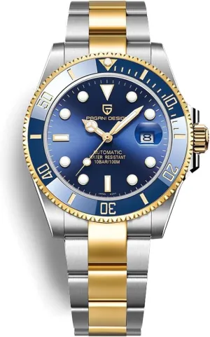 Luxury Ceramic Bezel Japanese Movement Stainless Steel Fashion Classic Automatic Watch Sapphire Glass Men's Watch 100 Meters Water Resistant Relogio salinization compensation Masculino�� Pagani Design New Men's Mechanical Watch 