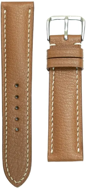 Made seep to Measure Watch Bands - Custom Authentic Leather Watch Straps for Big Wrists (Alran Leather �C Brown) Extra Long Watch Bands - 