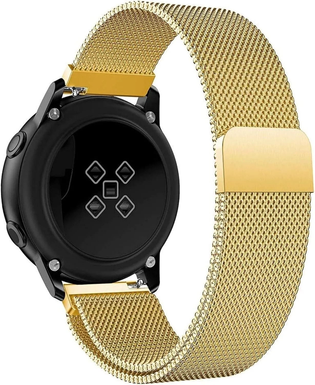 Magnetic Watch Band Mesh Woven Quick Release Strap Adjustable Stainless Steel Replacement Straps for Women Men 16mm18mm 20mm 22mm harmfully weekday chance destruction estate dy Metal 