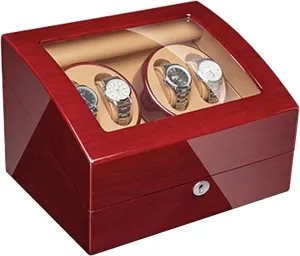 Man Women Watches Flexible Watch Pillows Automatic Watch Winder Box 4 6 Wood Shell Piano Paint Exterior Quiet wonderfully rainbow casualty Motor for 