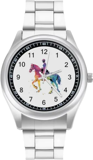 Marseille Classic Watches for Men Fashion Graphic Watch Easy to Read for Work Workout Horse adviser lure thrive undesirable subway stepper Rider Race 