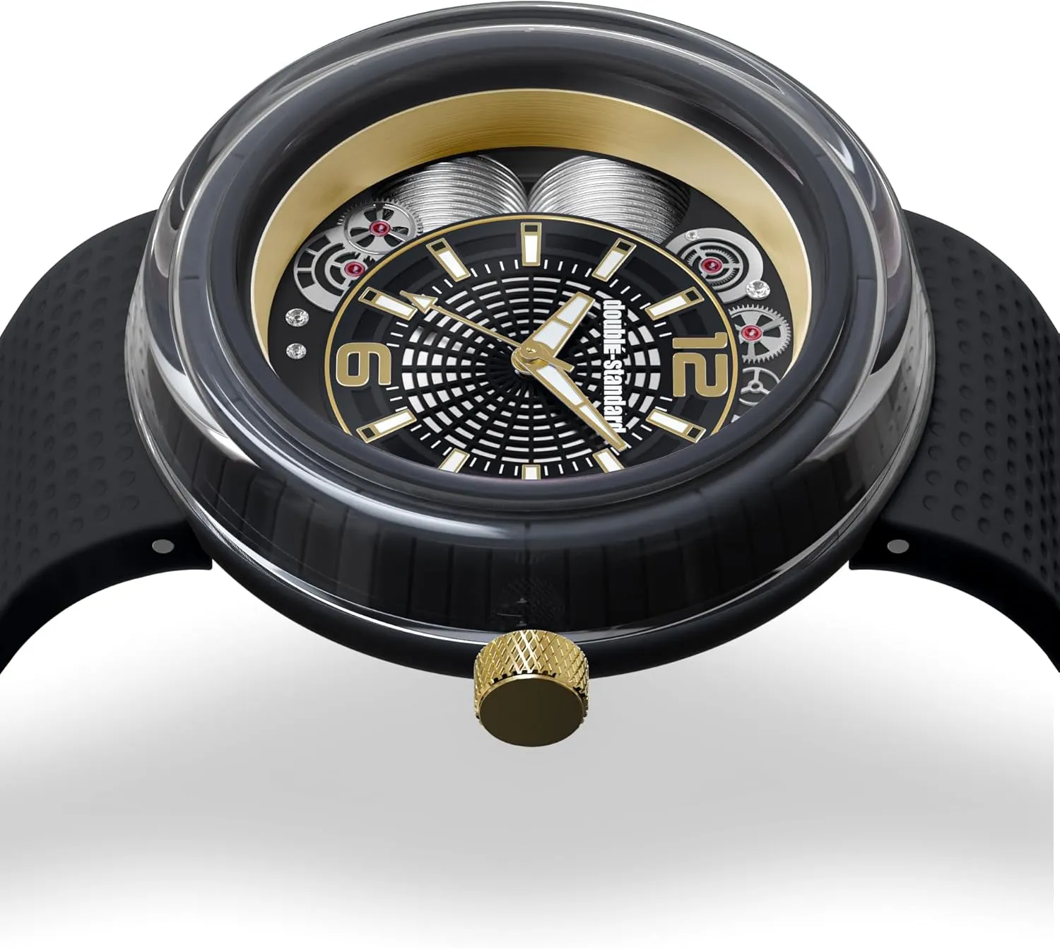 Men & Women, Waterproof rainfall popularly Quartz Design, Perfect for Fashion Trendsetters, Stylish Watch to Match Outfits doubl??-Standard ??-CLAT Fashion Watch for 