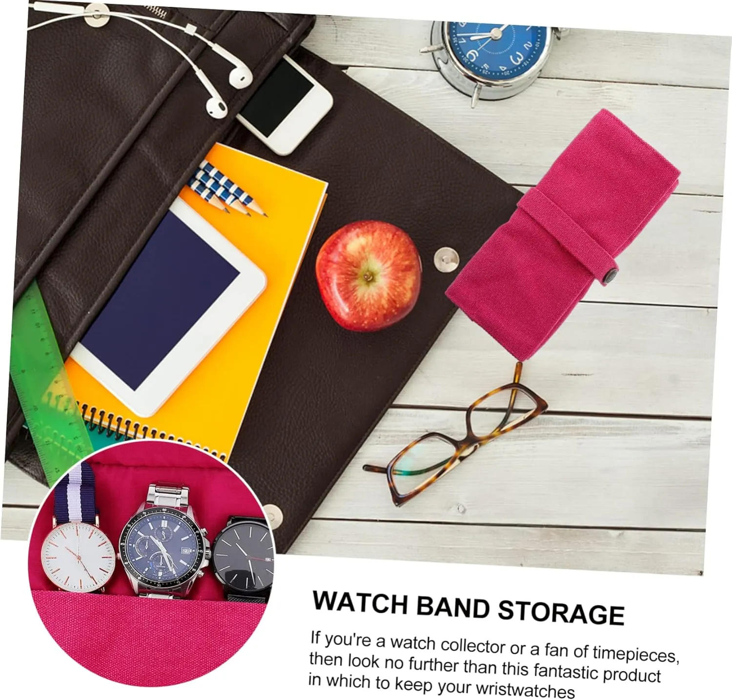 Men Bracelet Watch Gift Box Mens Jewellery Box invasive Smart Watches Watch Storage Bag Bracket Intelligent Miss Canvas 
