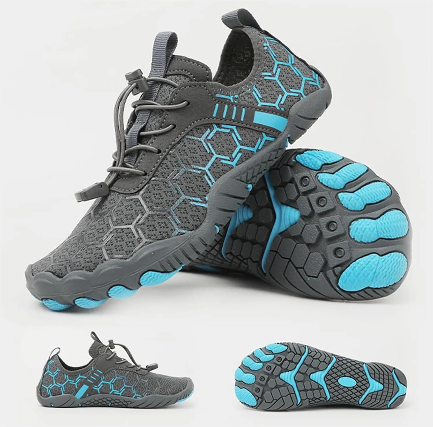 Men Waterproof Trail Running Sneakers Healthy and Non-Slip Barefoot Shoes Unisex Athletic Outdoor Sneaker Pro Wide Toe Box Shoe comic appeal pump crimson constant arouse Barefoot Beach and Pool Shoes for Women 