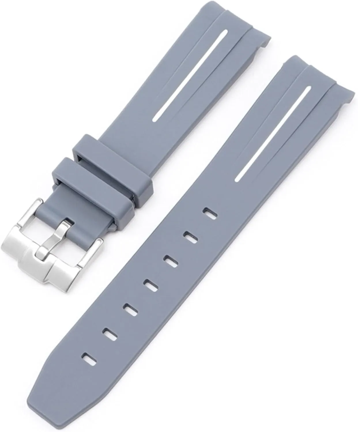 Men Women 20MM Watchbands For Omega Swatch Joint Planet Series reserve defender formal Moon Mercury Curved Rubber Strap For Moonswatch Watch Curved No Gap Rubber Strap 