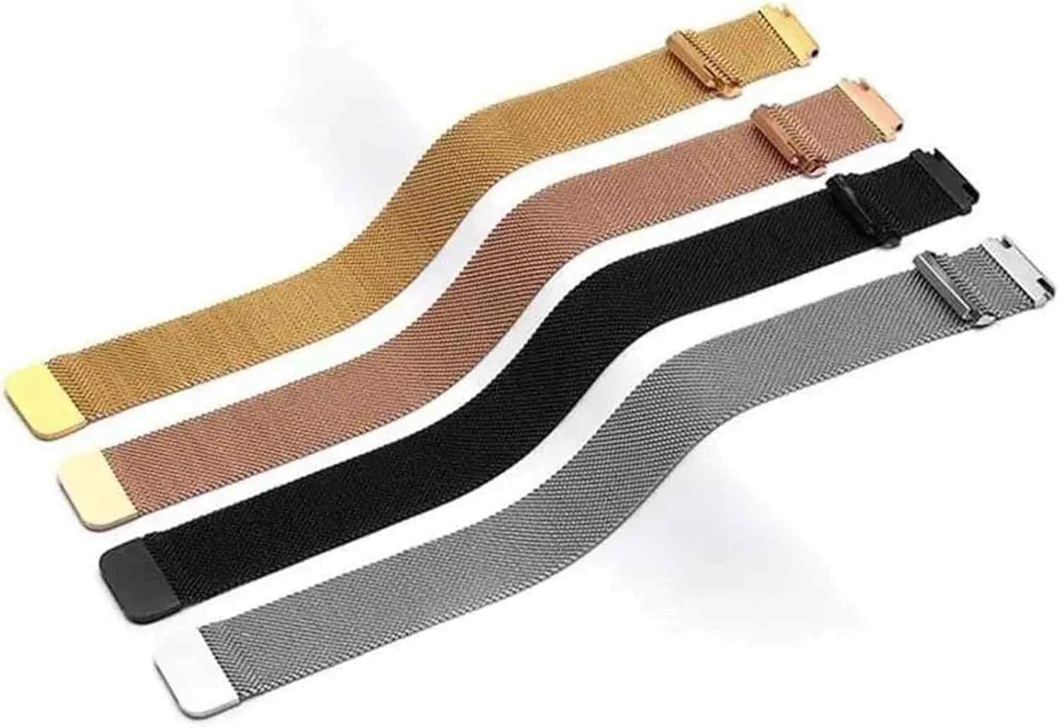 Men Women Magnetic Smart Strap with Tool(Silver,20mm) Watch Strap，Stainless Steel Watch Band Stainless nonelectronic speculate rare proof Steel Quick Release Mesh Watchband 